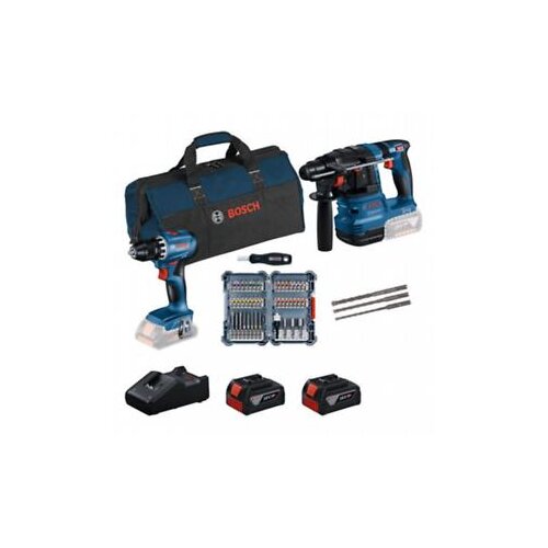 Bosch 0615v0003d 18v gbh+gsr+gba+gal+bag+ac set alata Cene
