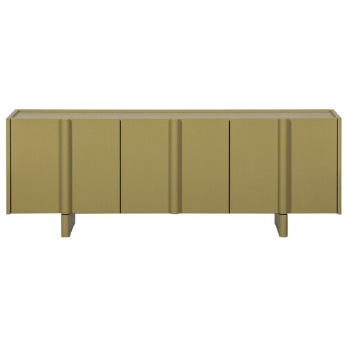 WOOOD Zelena TV omarica iz masivnega bora 152x53x46 cm Basu &ndash; Cene