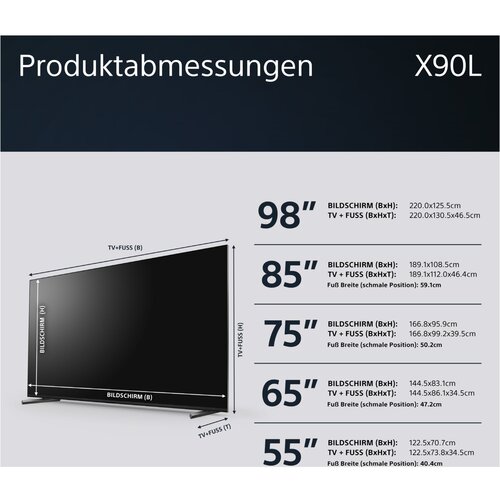 Sony televizor XR75X90LAEP Slike