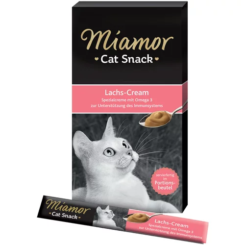 Miamor Cat Snack krema od lososa - 6 x 15 g