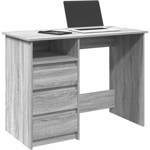 VidaXL Radni stol boja hrasta sonome 102x50x75 cm konstruirano drvo Slike
