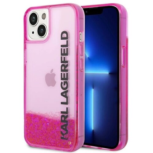 Karl Lagerfeld OVITEK PODOLŽEK LIQUID GLITTER ZA IPHONE 14 PLUS ROZA, (21898106) Cene