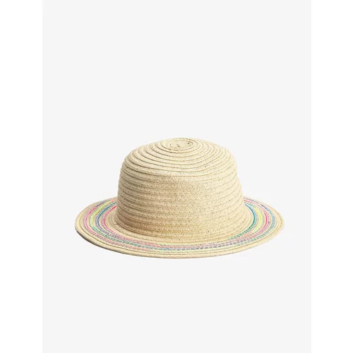 Koton Straw Hat Multicolored Embroidery Detailed