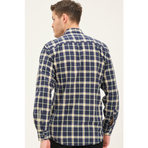 Dewberry G742 MEN'S SHIRT-LACİVERT- YELLOW Cene