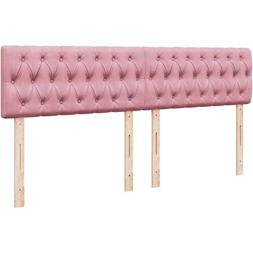 VidaXL otomanski krevet s madracem ružičasti 180x200 cm bar&amp;scaron;unasti Slike