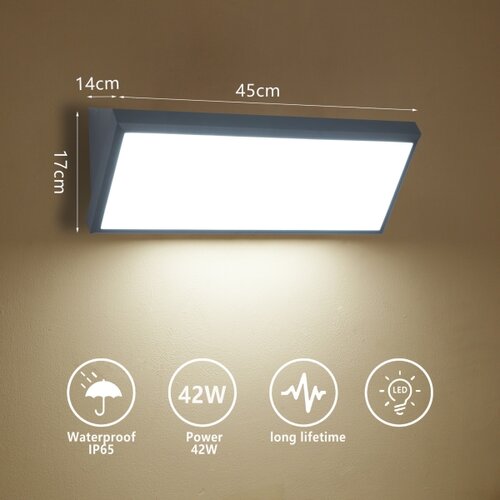  Brilagi - LED spolja&amp;scaron;nje zidno svetlo TRIANGLE LED/42W/230V antracit IP65 Slike