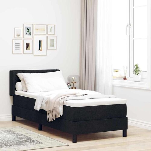  Boxspring krevet s madracem s madracem Crna 80 x 200 cm Slike