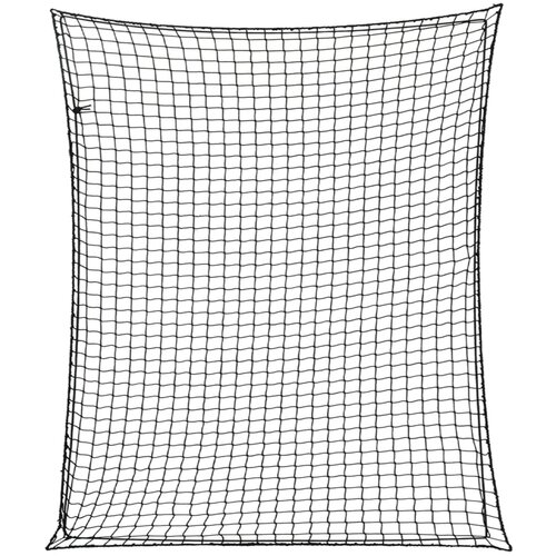 VidaXL Mreža za prikolicu s elastičnim užetom crna 3,5 x 3 m PP Slike