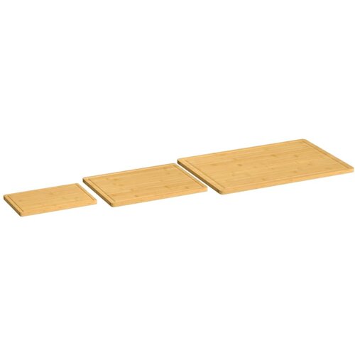 vidaXL Komplet desk za rezanje 3-delni bambus Cene
