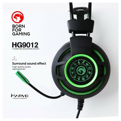 Marvo HG9012 (Zelena/crna) slušalice Slike