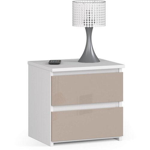 AKORD KOMODA CL2 2SZ CLP CAPUCCINO GLOSS, (21702816) Cene