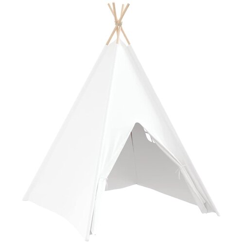  Teepee &amp;scaron;ator Bijelo 120 x 120 x 150 cm Tkanina i plastika Slike