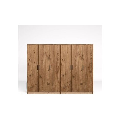 Hanah home Ormar Kardelen 1600-120, 240x180x51.8 cm, , Smeđa Slike