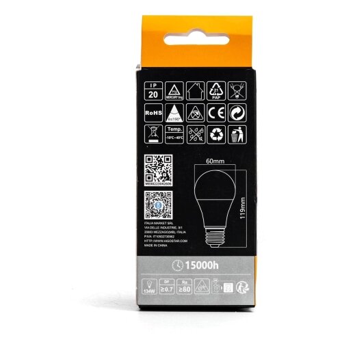 Aigostar led sijalica A60 E27/21W/230V 3000K Slike