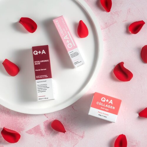 Q+A collagen učvrstitvena krema za obraz s kolagenom 50 g za ženske Slike