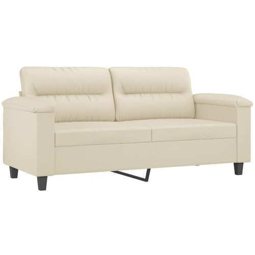 Maison Chic Dvosed kavč - Sofa - Kanape krem 140 cm umetno usnje, (21727423) Cene