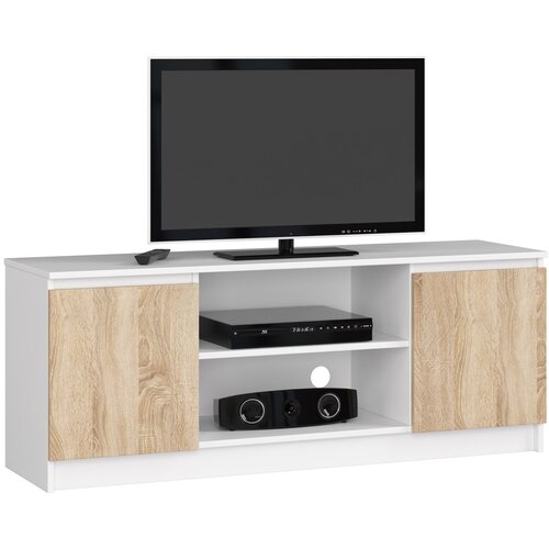 AKORD Tv Omarica, 2 Vrata In 1 Polica, Bela/Hrast Sonoma, (5000331804) Cene