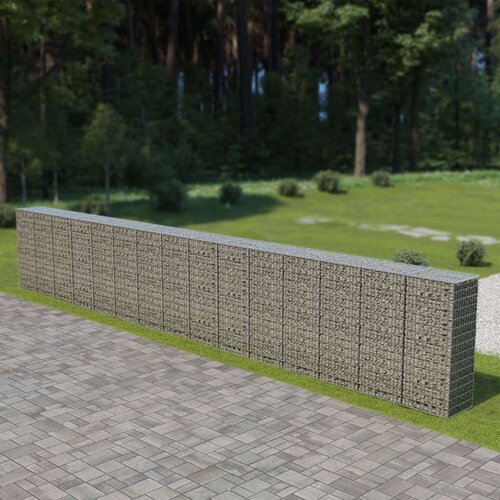  Gabionski zid s poklopcima od pocinčanog čelika 900 x 50 x 150 cm Cene