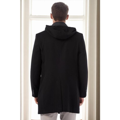 Dewberry PLT8376 MEN'S COAT-BLACK-2 Cene