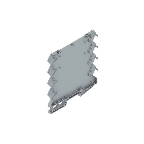 Weidm&amp;uuml;ller CH20M6 BP 4P-4P TGY LF 1 1293806 osnovni element kući&amp;scaron;ta za profilnu &amp;scaron;inu zatvoreno, za montažu na din-letvu 6.1 x 110.7 plastika siva 50 St. Slike