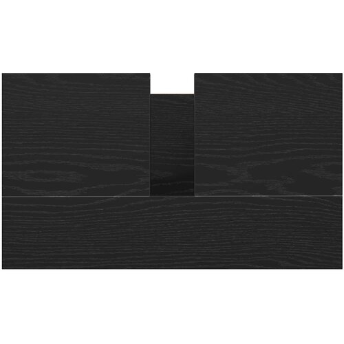  Kupaonski ormarić za umivaonik s ladicama 90x34,5x60 cm Crna Slike