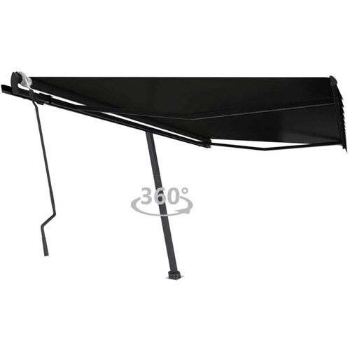  Samostojeća tenda na ručno uvlačenje 450 x 300 cm antracit Cijene
