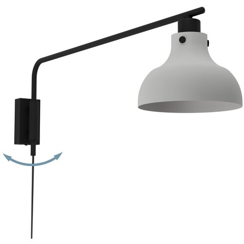Eglo zidna lampa matlock crno/siva, E27, 40 w, 80 cm Cijene