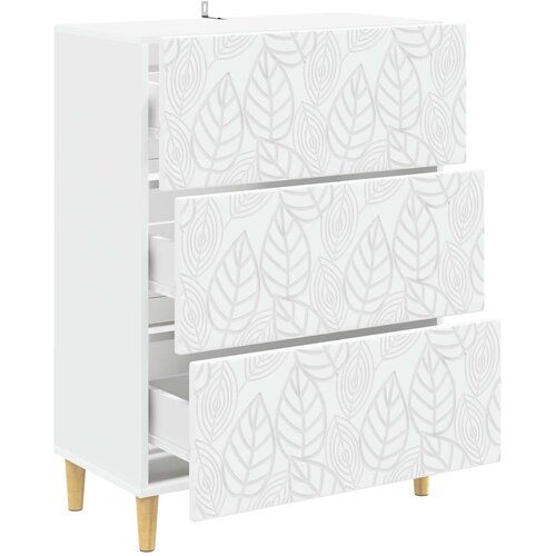  Ormar s ladicama Bijela 66 x 34,5 x 90 cm Konstruirano drvo Slike