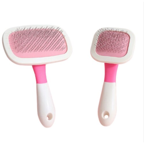 INF Samočistilni set krtač 360&deg; za mačke in pse, inox zatiči Pink, (5000292155) Cene