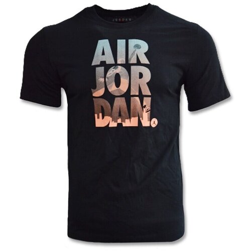 Nike Majice s kratkimi rokavi Air Jordan Jumpman Jmc Črna Cene