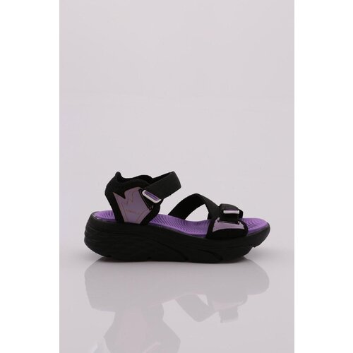 DGN 0148 Women's Sandals Black Lilac Cene