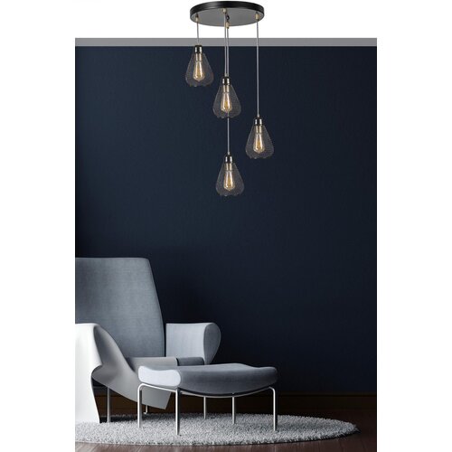 Opviq armut 8716-4 blackgold chandelier Cene