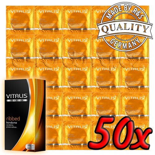 Vitalis Premium ribbed 50 pack Cene