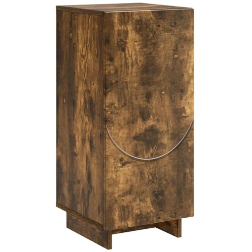  Komoda Dimljeni hrast 33 5 x 34 5 x 75 cm Konstruirano drvo - Dimljeni hrast Slike