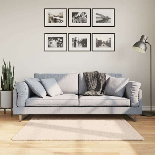 vidaXL Preproga HUARTE kratka vlakna mehka in pralna bež 120x120 cm Cene