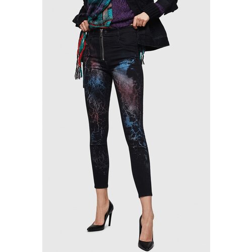 Diesel Jeans - SLANDYHIGHSX L.32 TROUSERS multicolor Slike