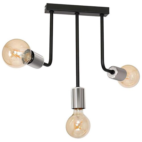 Luster na štapu CANDELA 3xE27/15W/230V crna Cene
