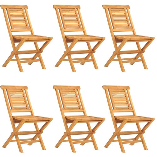  7-dijelni vrtni blagovaonski set od masivne tikovine Slike