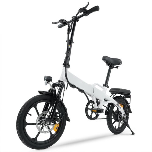 ISINWHEEL U3 Fodable električno kolo - 16&amp;quot; - 500W 36V 7,8Ah - belo, (21960301) Slike
