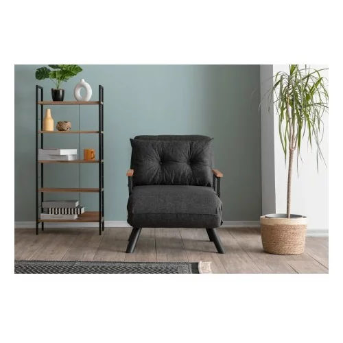 Atelier Del Sofa Sando Single - Dark Grey fotelj, (20786262)