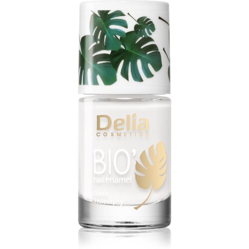 Delia Cosmetics Bio Green Philosophy lak za nohte odtenek 602 White 11 ml Slike