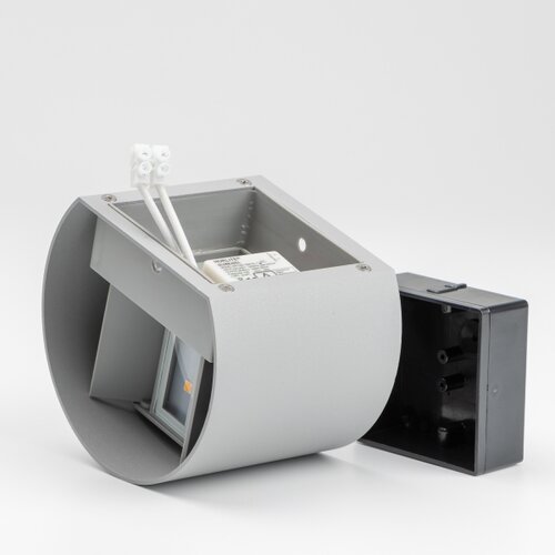  Brilagi - LED spolja&amp;scaron;nje zidno svetlo RONDO LED/6W/230V siva IP54 Slike