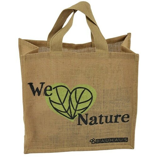  Torba iz jute We love Nature (Rjava, Do x Š: 39 x 17,5 cm, Juta) Cene