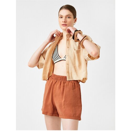 Koton shorts - brown - normal waist Slike