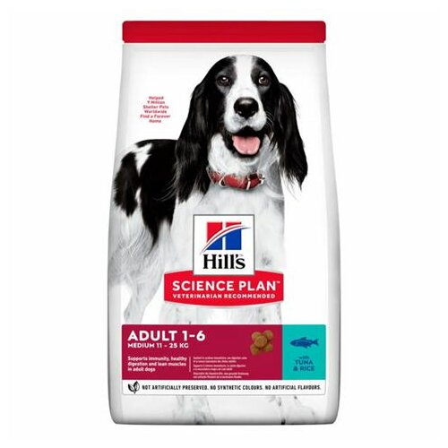 Hills Science Plan hrana za pse Medium Adult Tuna & Rice 12kg Slike