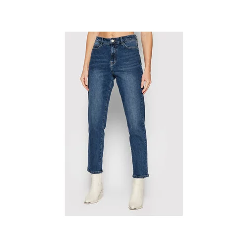 Vila Jeans hlače Sommer 14057734 Modra Regular Fit