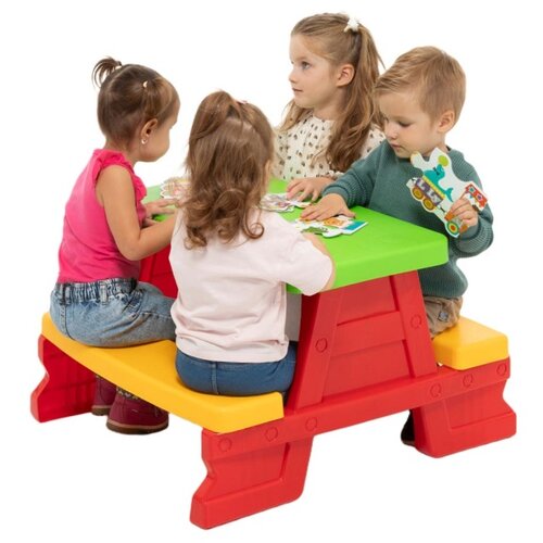 Dohany Toys Dohany Crveni Picnic Sto – Udobnost i Zabava za Najmlađe Slike