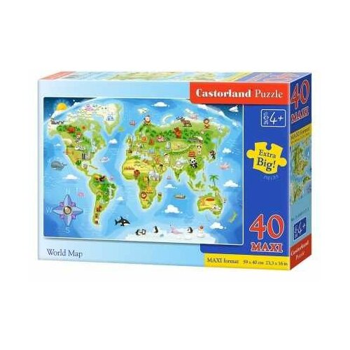 Castorland Mapa sveta/ 40 delova Cene
