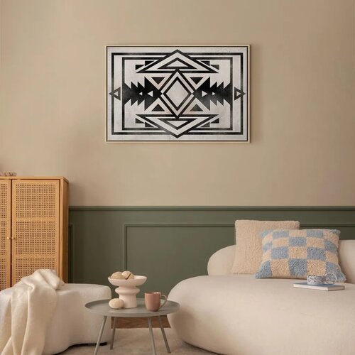  Slika - Ethnic Pattern (1 Part) Wide 120x80 U prirodnom drvenom okviru Slike
