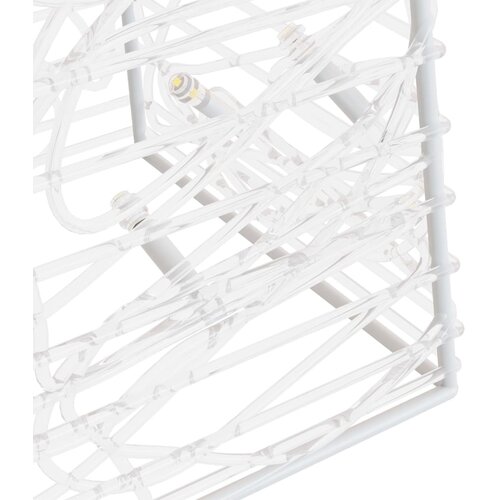  Set akrilnih ukrasnih LED stožaca hladni bijeli 60/90/120 cm Slike
